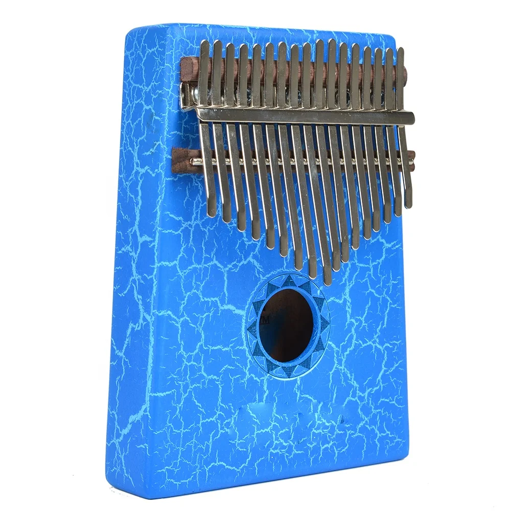 China supplier 17 Keys Okoume Sanza Finger Thumb  Keyboard Wood Kalimba