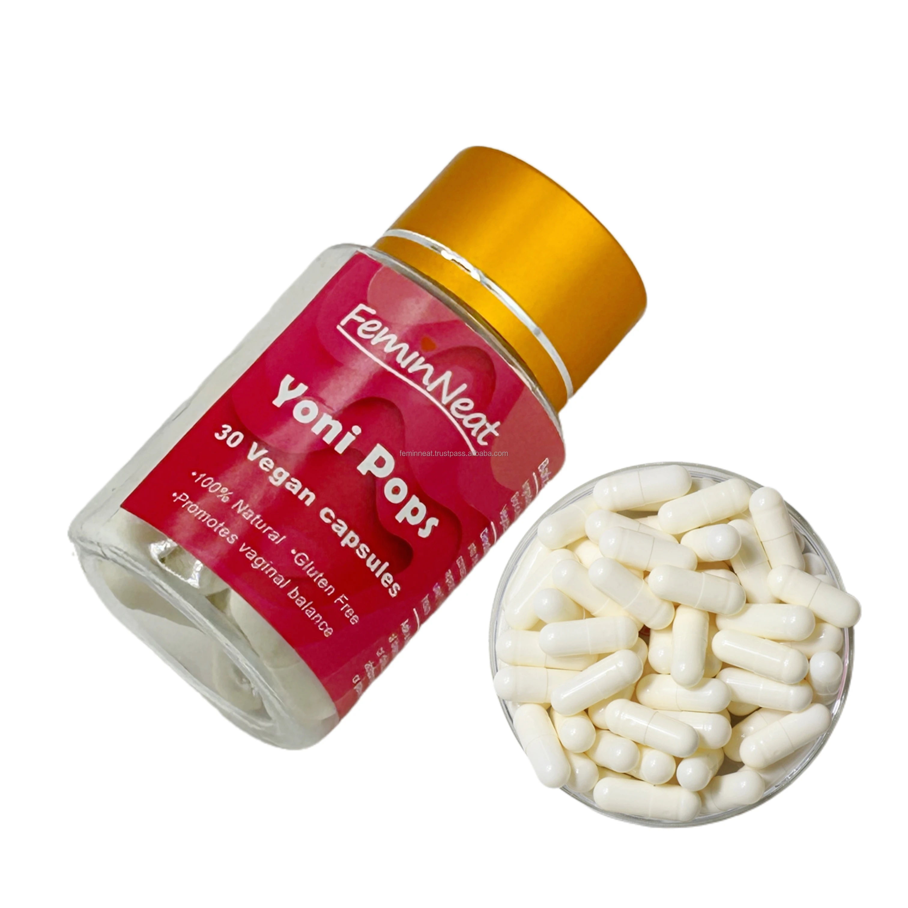 Feminine Vagina Pop Pills For Vaginal Dripping ODM Private Label Female Hygiene Products Yoni Probiotics Powder Capsule Organic