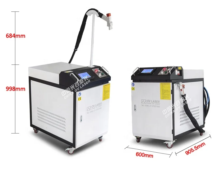 Best selling laser cleaning machine 2023 factory cheap price laser cleaning machine with 4 in 1 function