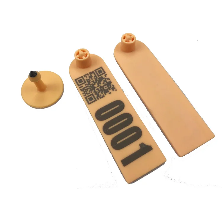 Factory Supplier Animal Microchip Rfid Ear Tag Cattle Earrings Farm Animals