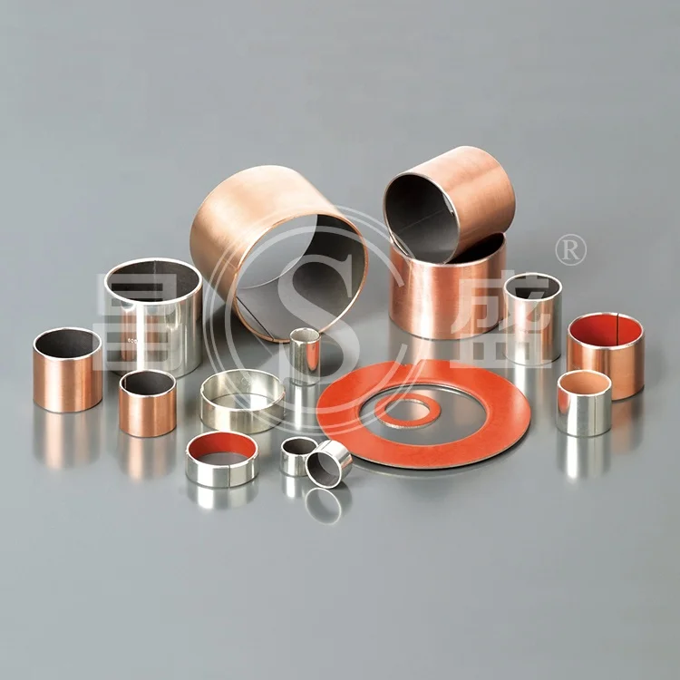 
Metal-polymer bushing maintenance-free oilless sliding composite plain bearings 