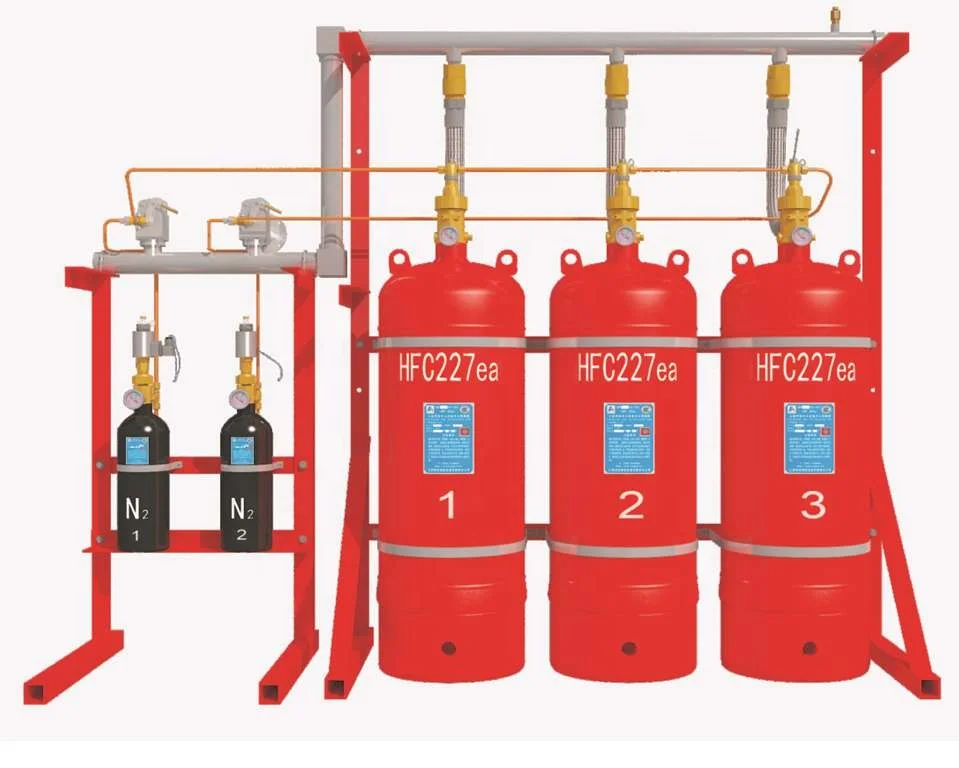 100L gas r236fa tubing hfc 236 fa fire extinguisher