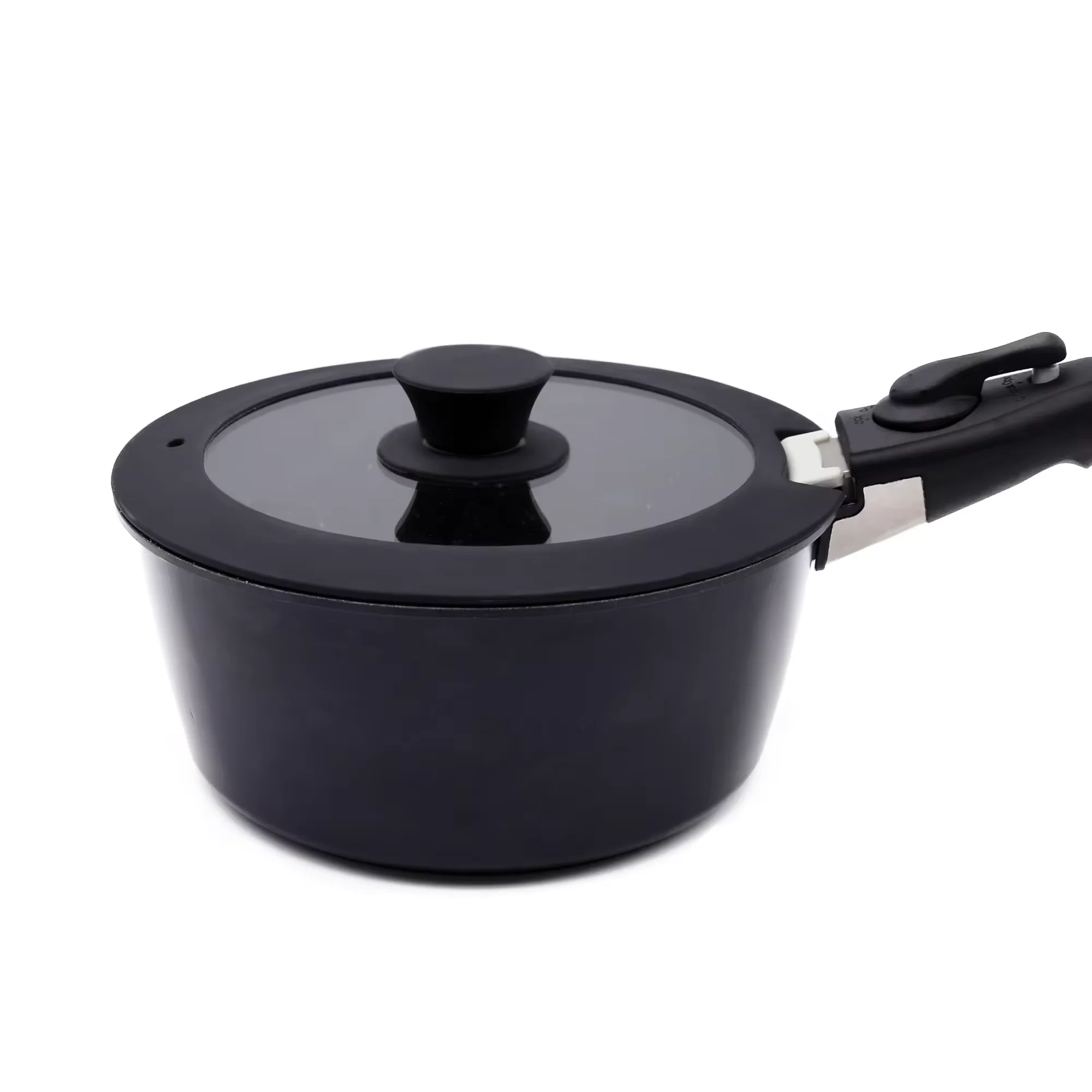 20cm Silicone Glass Overflow Plug Notched Pot Cover for Cooking Essential Cookware Part