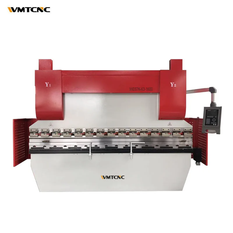 Good price WE67K-63/1600 cnc hydraulic press brake plate bending machine/metal sheet bender from china factory