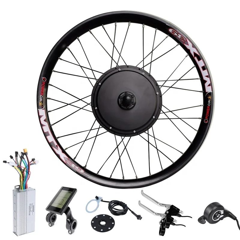 Комплект для электровелосипеда MTX33/39 Rim, 1500 Вт, 48 В, передний, задний, бесщеточный, с ЖК-дисплеем