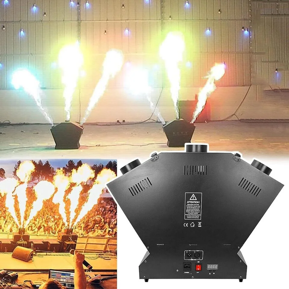 300w Dmx Fire Spray Effect Flame Thrower Dj Stage Projector Machine For Event Stage Effect