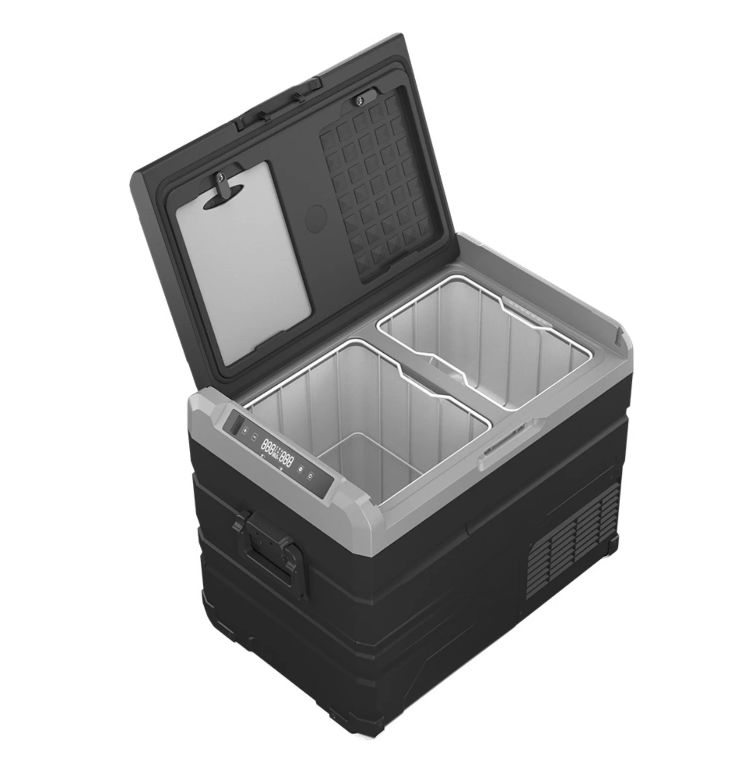 TW45 DC12V24V Dual Zone Car Refrigeratorl Portable Mini Fridge for RV Truck Camping