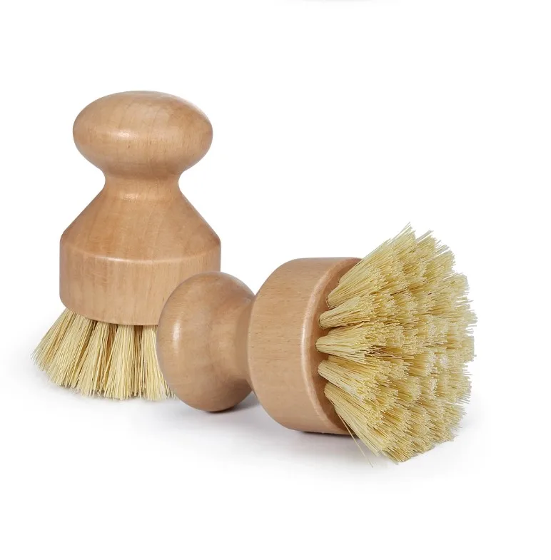 
Eco-friendly Kitchen Brush Set All Natural Fibre Wooden floor Vegetable Dish Bottle Pot Brush Sisal cleaning Brush 