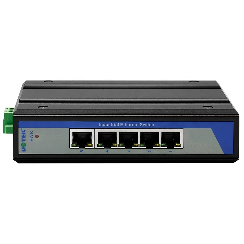  Неуправляемый коммутатор UTEK Industrial Ethernet 100M с 5