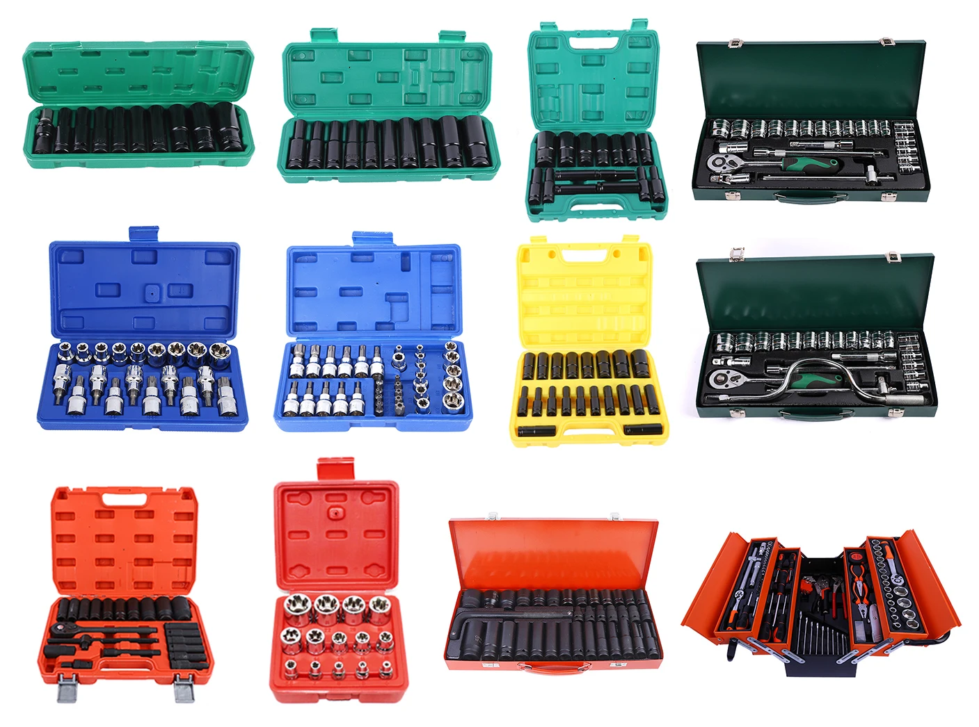 35 Pcs Tool Deep Air Impact Metric 1/2 Inch Wrench impact wrench Deep Socket Set