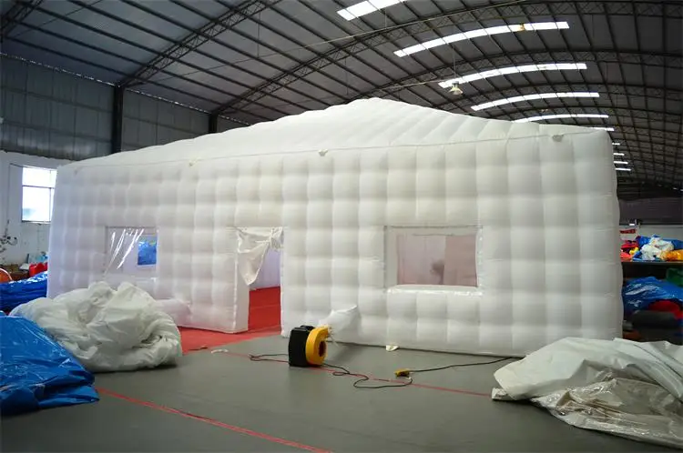 WINSUN 2024 factory price white inflatable cube tent, Large Inflatable Cube Party Tent,Outdoor Inflatable air tent for sale