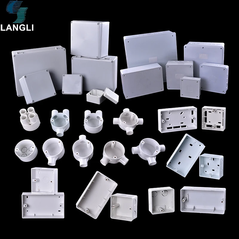 Factory Wholesale Pvc Housing Project Tool Box Electric Waterproof Enclosure Plastic Junction Box