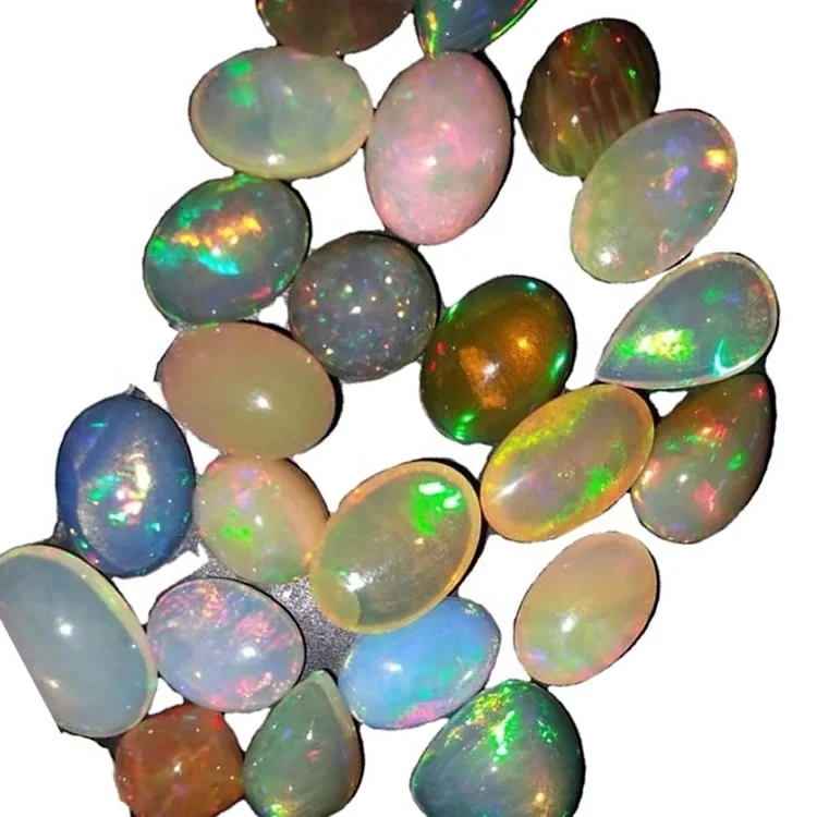 Red Fire Opal Ethiopian Opal Cabochon Natural Opal Gemstone