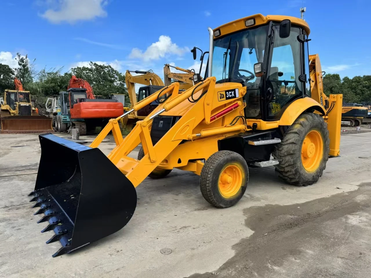 2021 Used UK-made JCB 3CX High-Performance Backhoe Loader Original with Engine Pump Motor-Good Price Sale