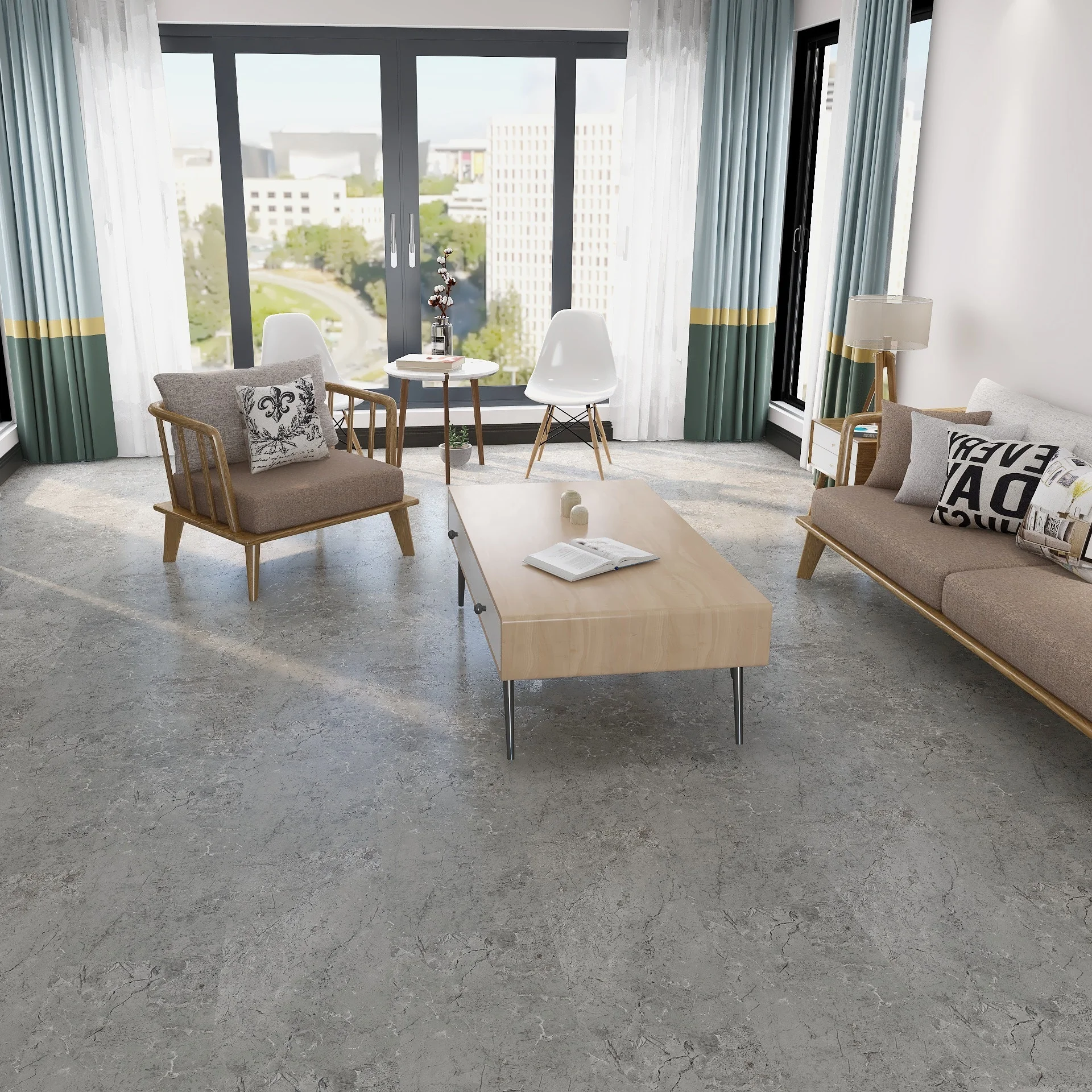 waterproof 4.0mm 5.0mm cheap plastic floor click Lock vinyl plank flooring vinyl spc