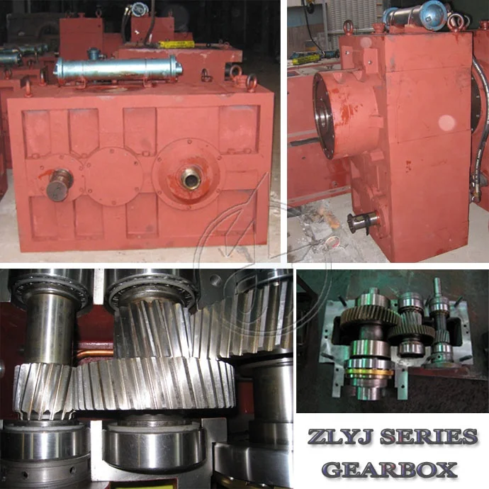 
SZ55 SZ65 SZ80 SZ92 Series gearbox for PVC PIPE extruder / Conical Twin screw gearbox 