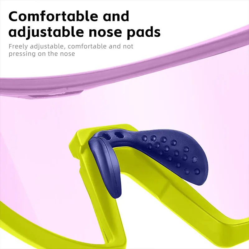 Фотохромные очки в большой оправе для езды на Западном велосипеде удобные легкие высокой четкости подходящие близорукости