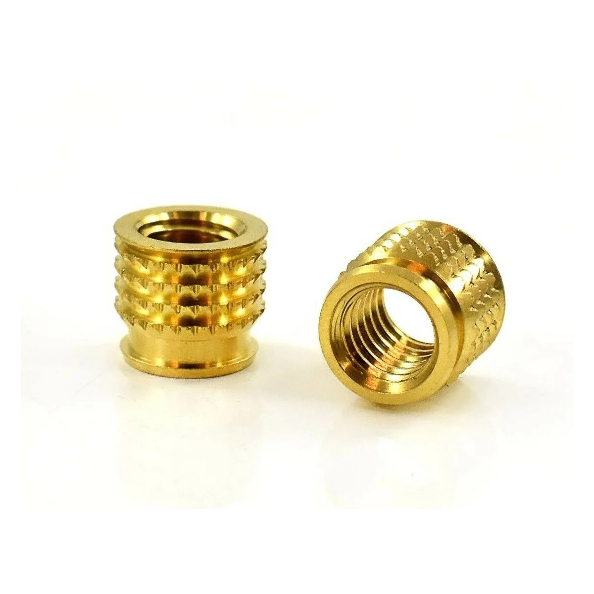 brass heat insert brass threaded inserts & brass tubing hexagonal insert For Plastic molding at very direct factory cheap price