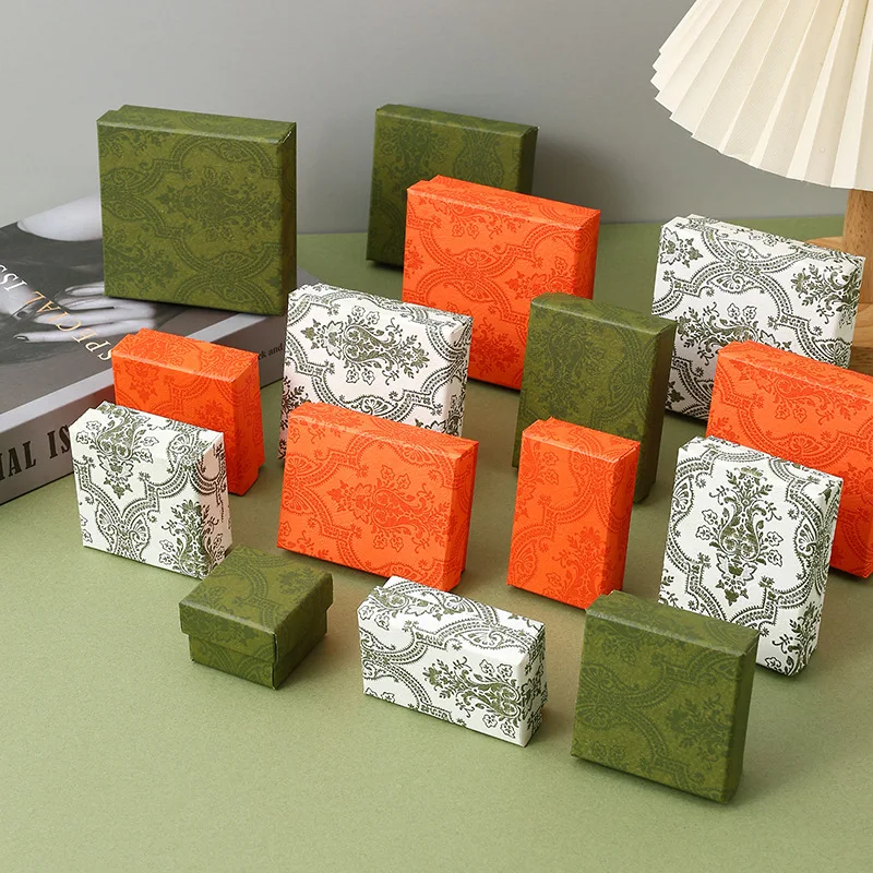 Recycled Custom Small Girl Gift Craft Packaging Boxes For Jewelry Earrings Necklace Box with Lid