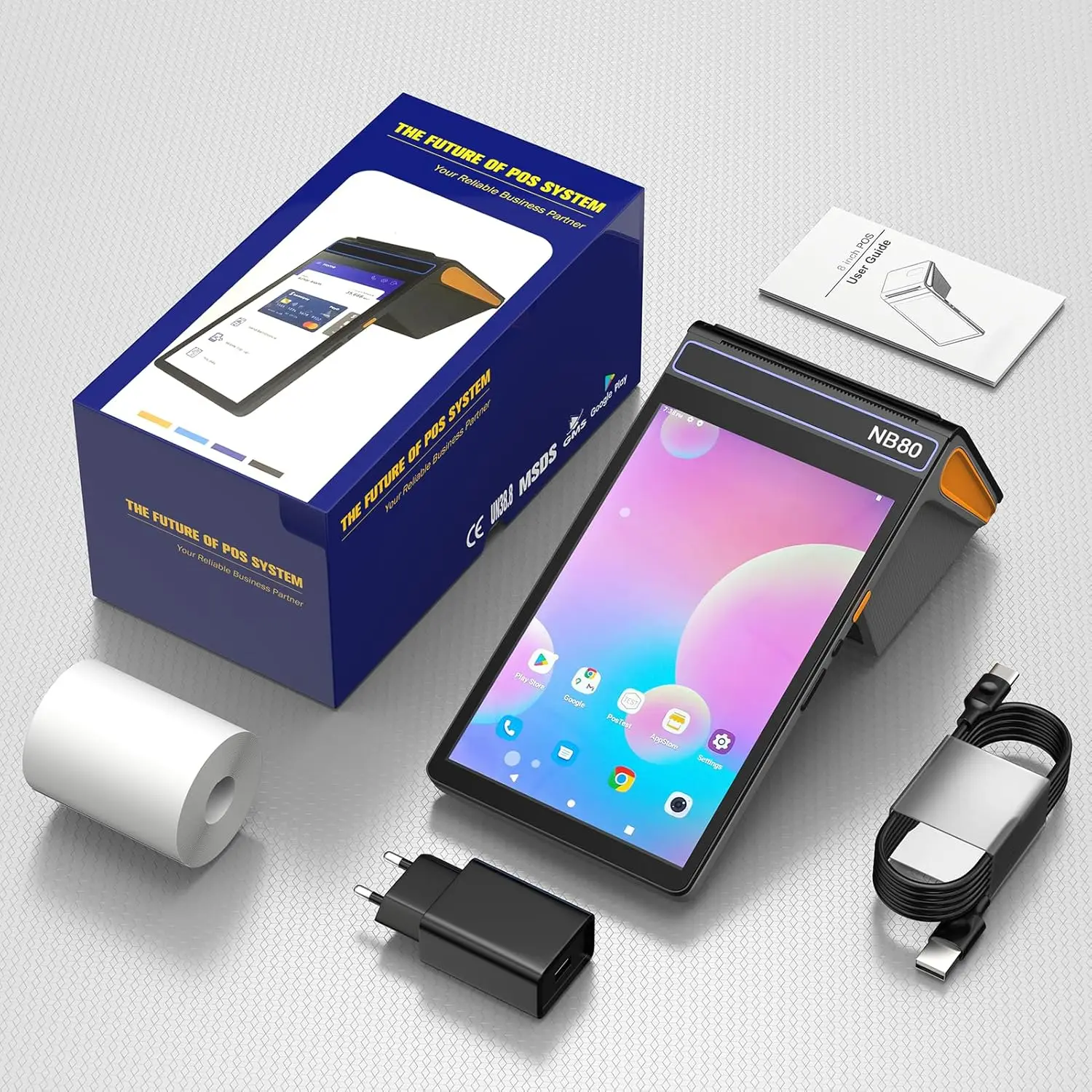 Factory cheap oem offline 80mm printer payment mini android all in one touch screen tablet pc pos machine retail pos system
