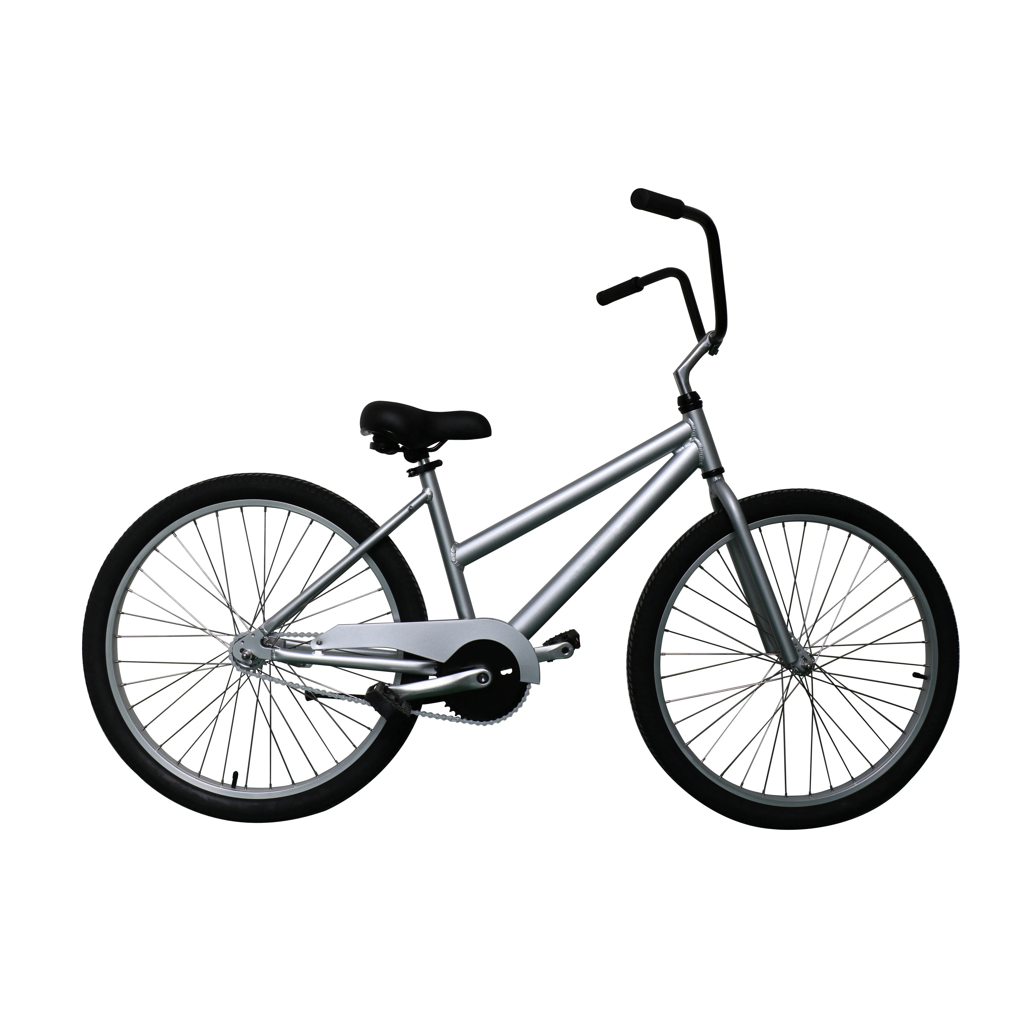 2024 hot sale single speed aluminum alloy coaster brake beach cruiser bike/unisex public bicycle