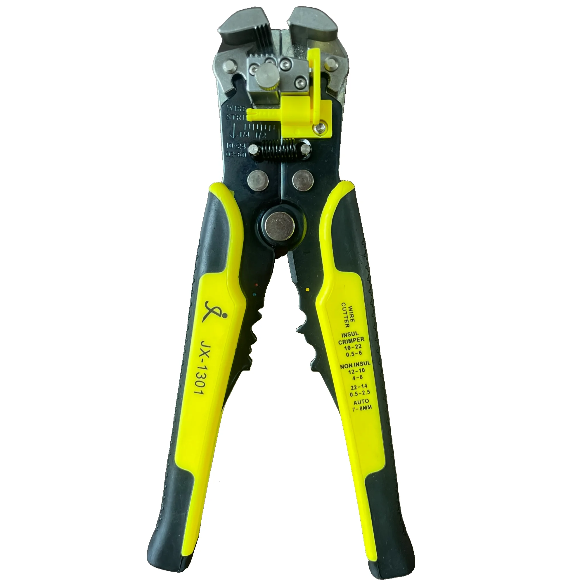 3-in-1 Automatic Wire Stripper Cutter Crimper AWG10-24, 8 Inch Multi Pliers For Electrical Wire Stripping Cable Cutting Crimping