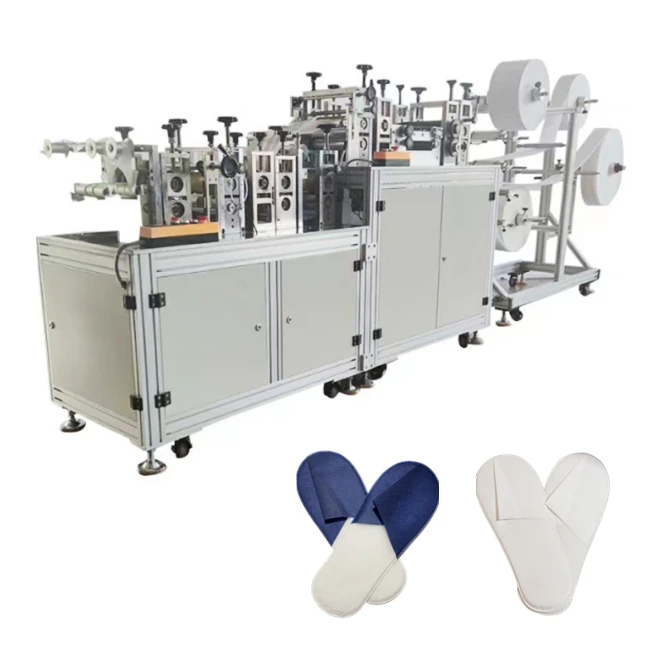 Full-Automatic Disposable Slipper Making Machine Non woven Shoe Hotel Slippers Making Machine