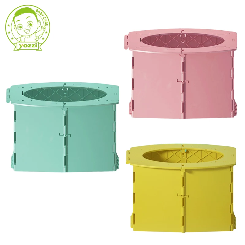 Kids Children Portable Toilet Baby Folding Toilet Boy Girl Baby Car Potty Baby Toilet