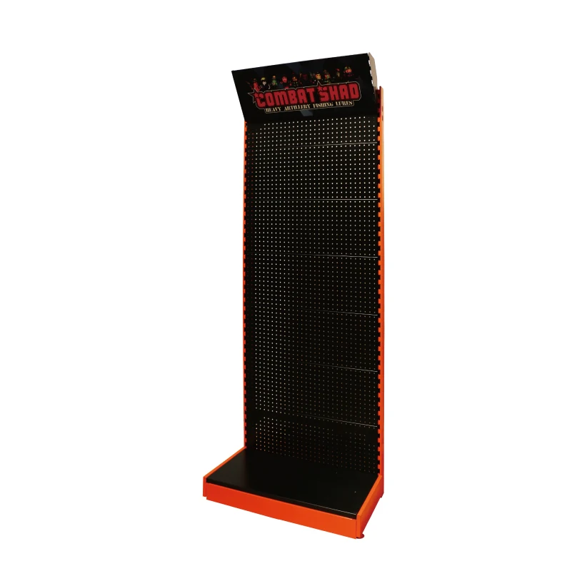 economic display shelf display stand with light box for sale
