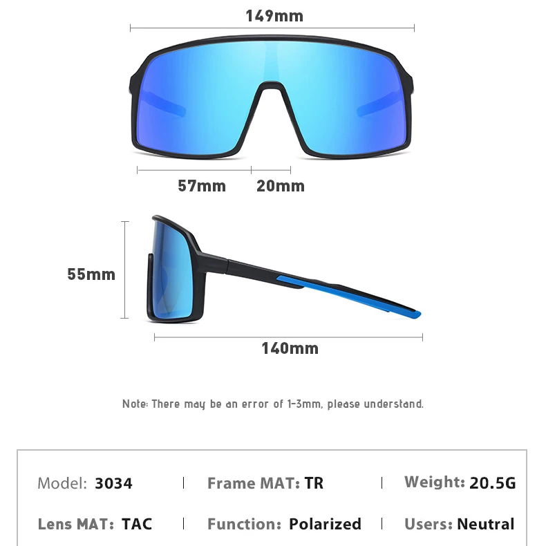 biker glasses oversize fishing polarized bike sunglasses cycling sunglasses factory unisex sport sunglasses