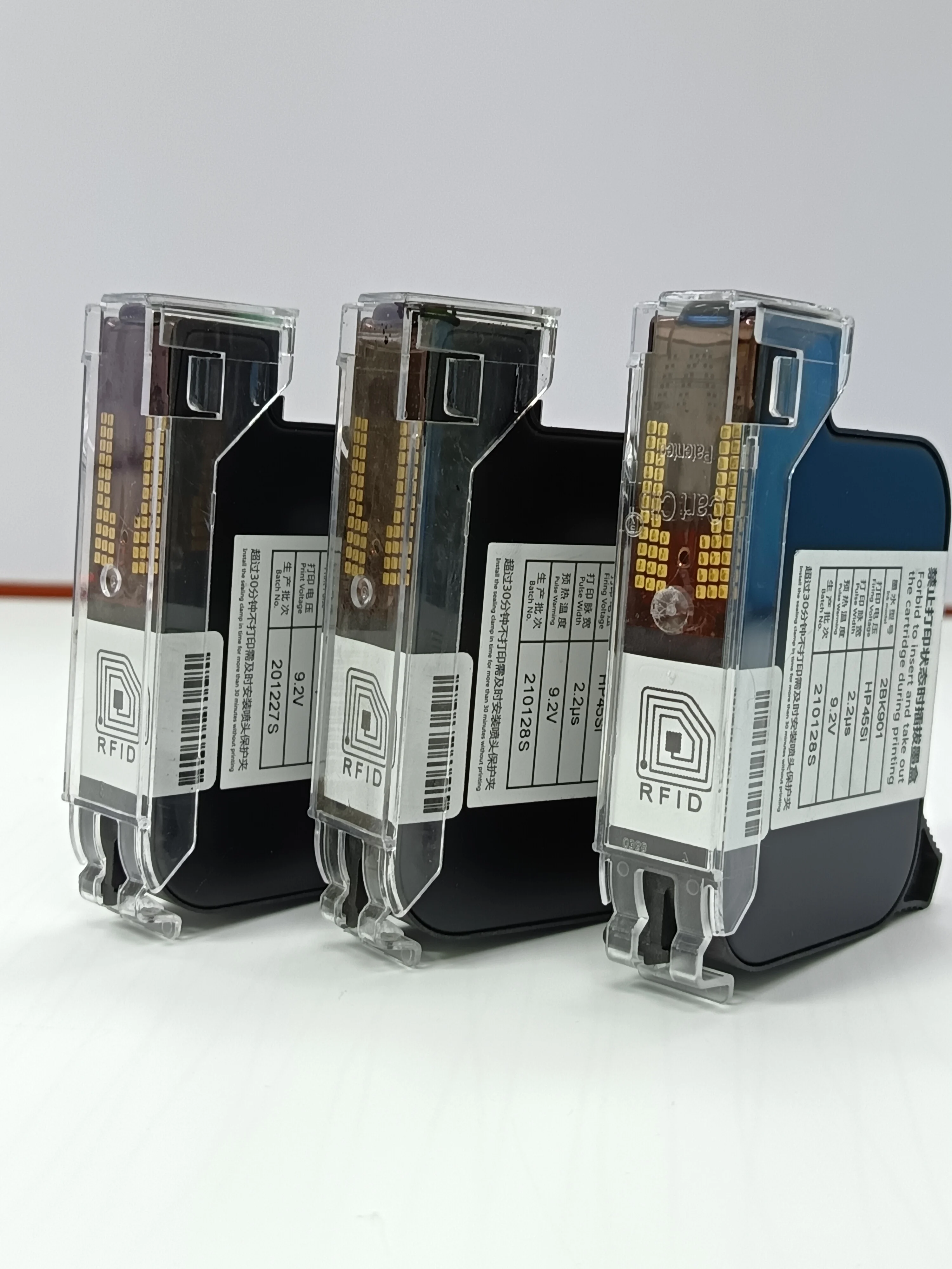 TIJ BK901 Ink Cartridges BK117 BK129 BK140 BK150 Black Solvent Based Using on GX150i GX30i 350i G220i G230i G320i G20 30 Printer