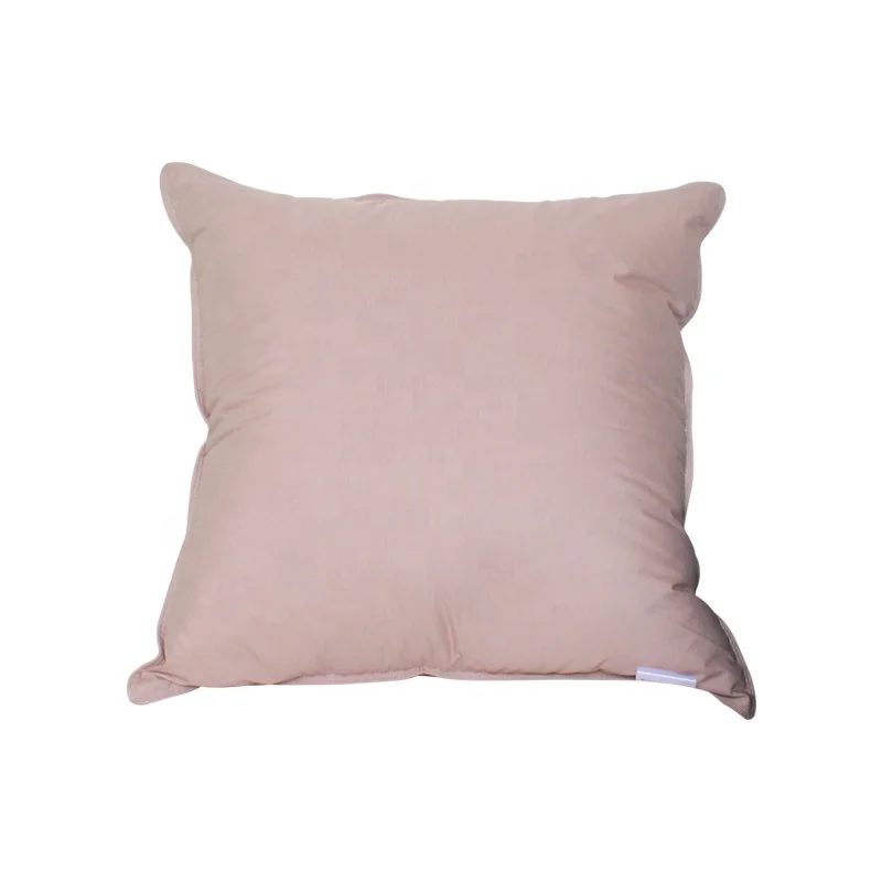 home textiles white soft polyester washable fiber square cushion Pillow Insert inner with law label for Restaurant Hotel