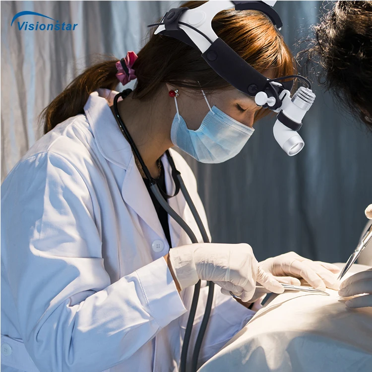 Dentist Equipment Medical ENT Dental LED Surgical High Intensity Headlamp Headlights