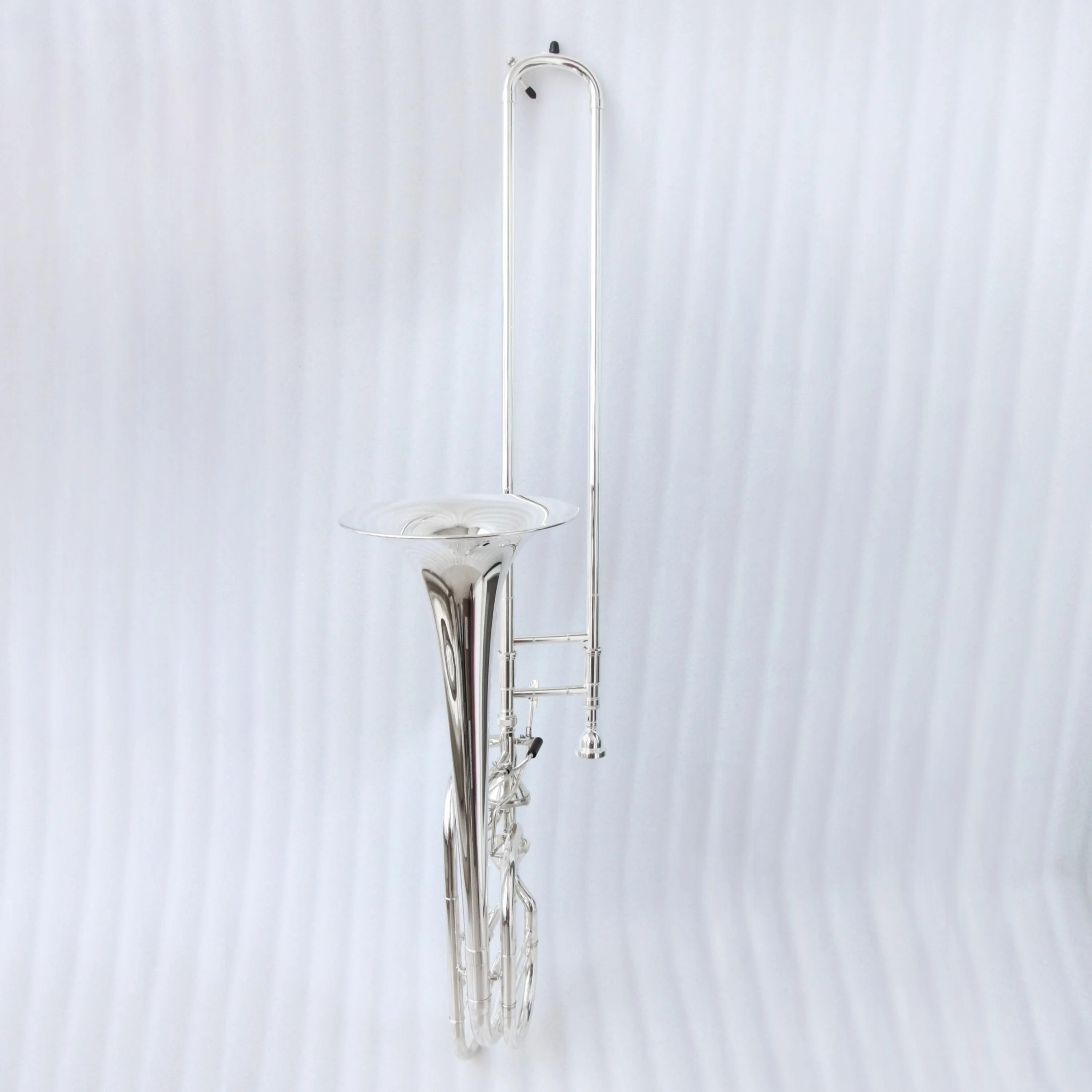 China top classical level Bb / F / Gb / D stand trombone baixo instrument for sale with bass trombone bag and bocal de trombone