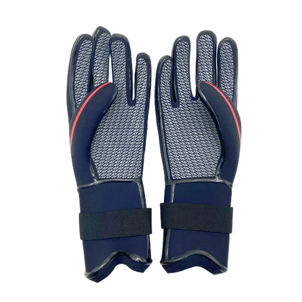Hot Selling Dry diving  Adjustable Glued Seam 3.5mm 5mm Neoprene Watersports Surfing Diving Gloves