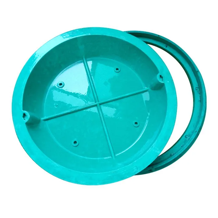 Round Grass Lawn Manhole Well Cover Fiberglass Manhole Water Well Lawn Manhole Cover
