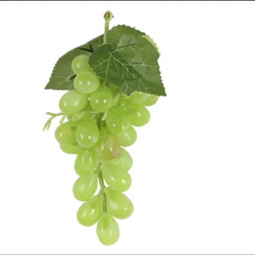 45PCS Plastic Grape Bunch Artificial High Simulation Grapes False Fruit Fake Grapes