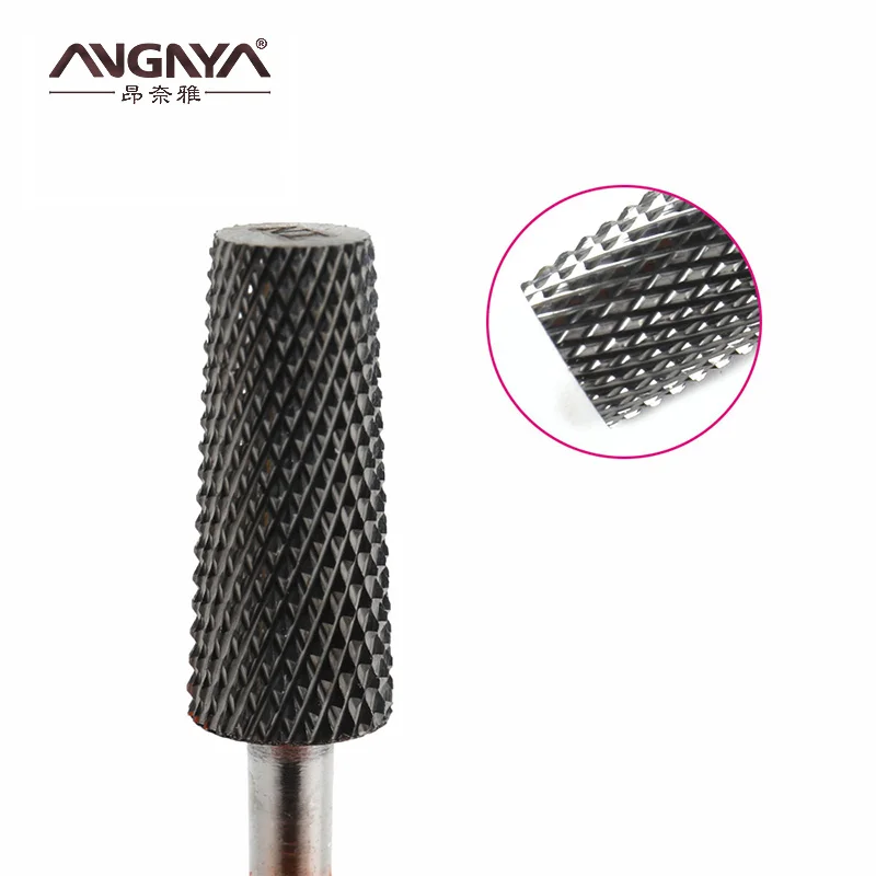 2021 New Ceramic Nails Machine Drill Bit Stand Black Tungsten Carbide Nail Diamond Drill Bits Holder