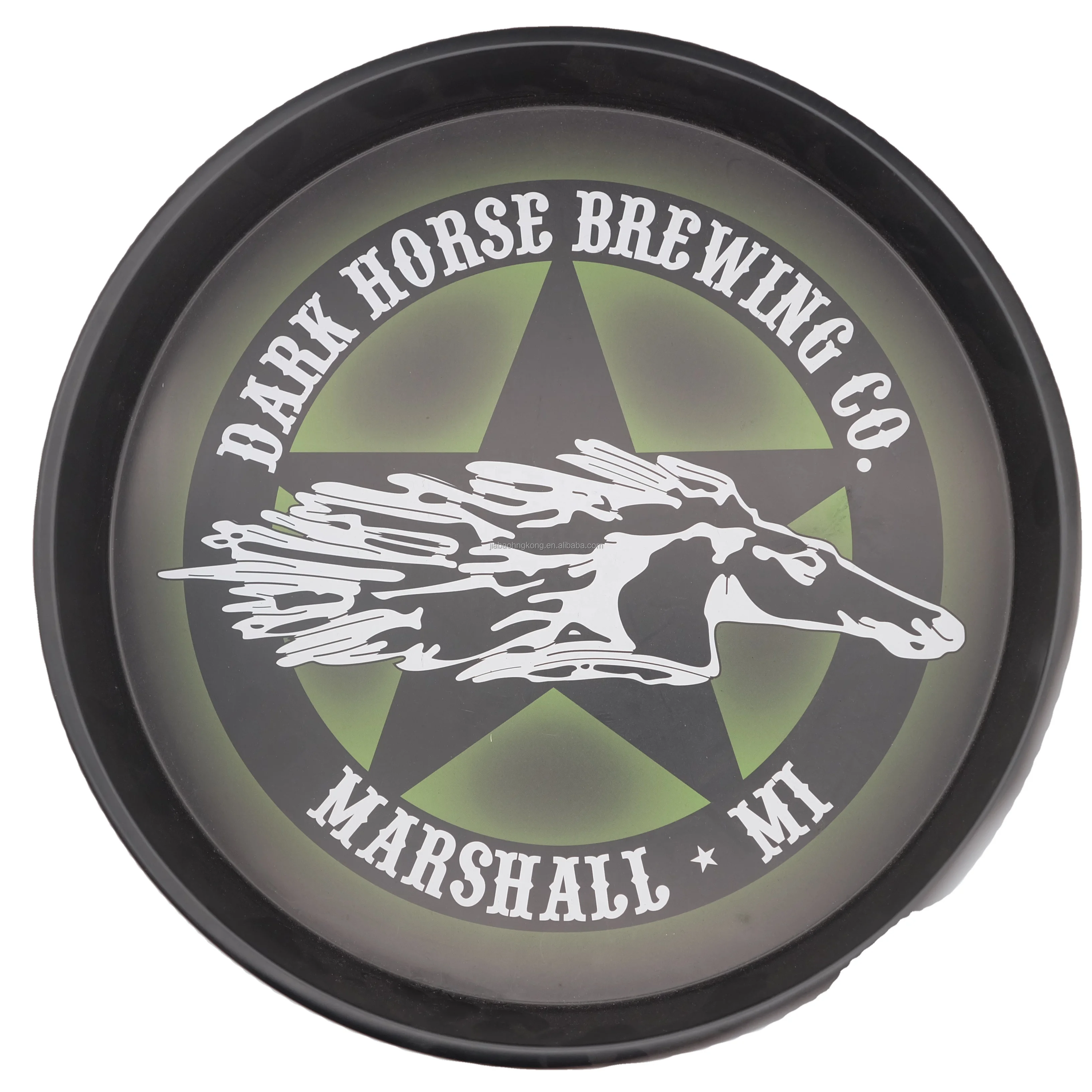 wholesale custom print food grade luxury metal tin India food serve dishes curry rice metallic tin service tray plate