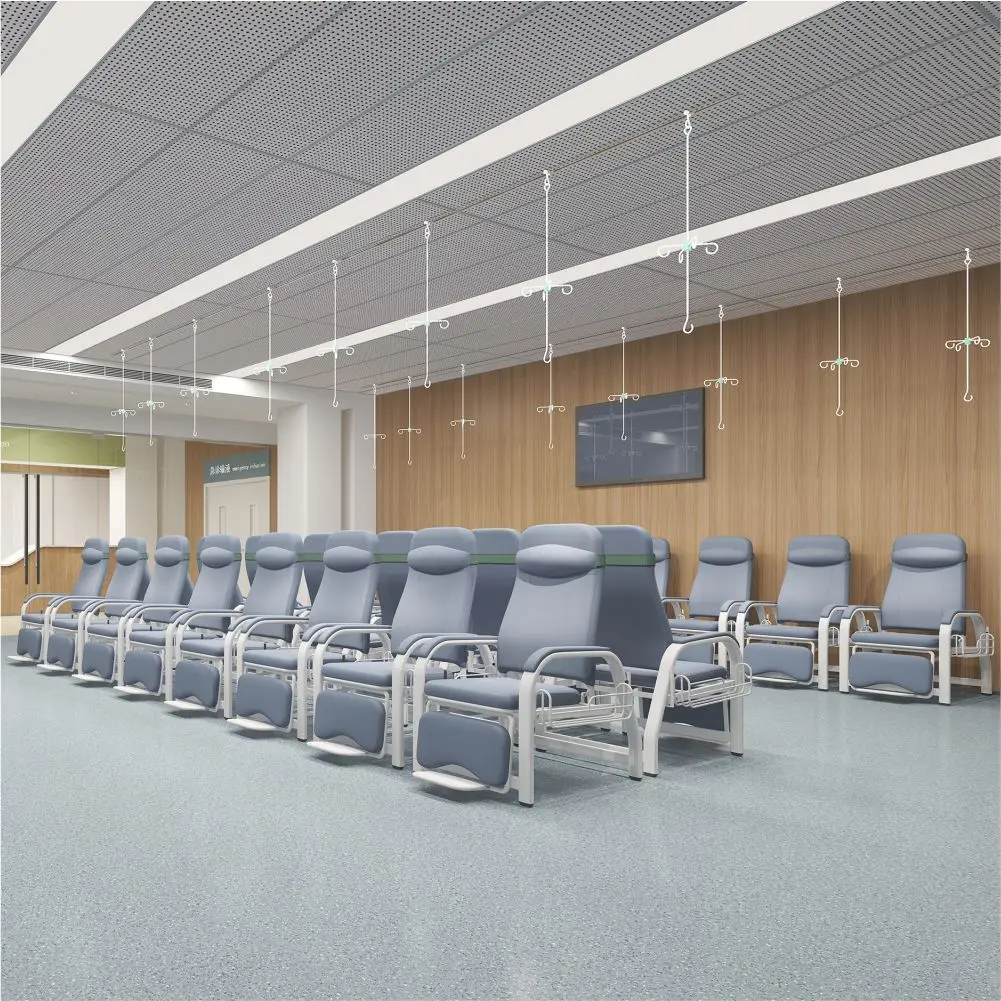 Blood Collecting Infusion Chair Clinic Recliner Chair Hospital Manual or Electric Dialysis Chair