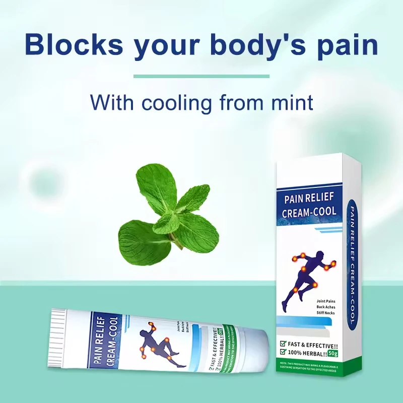 Chinese traditional herbal aching back and waist reducing pain knee muscle pain massage ointment cream
