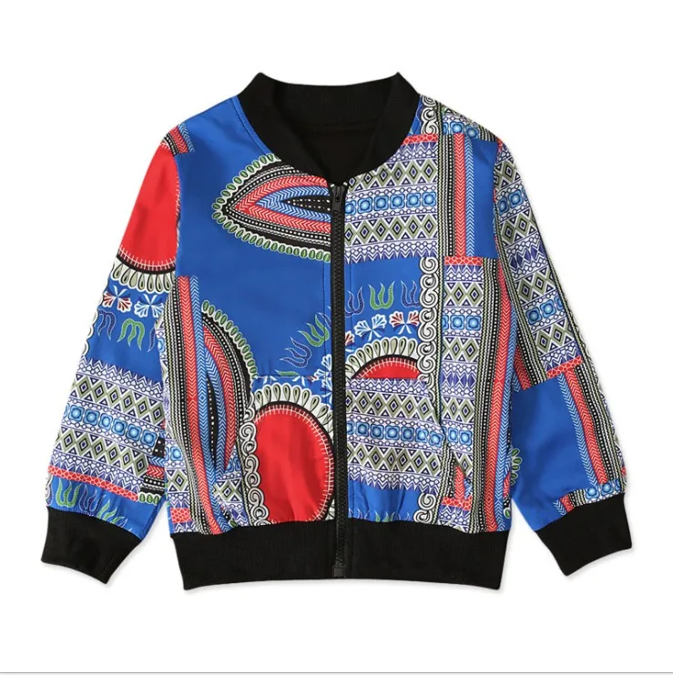 
Girls autumn Toddler Baby Girls Coat Fashion African Print Kimono Bohemia Jacket Cardigan Clothes 