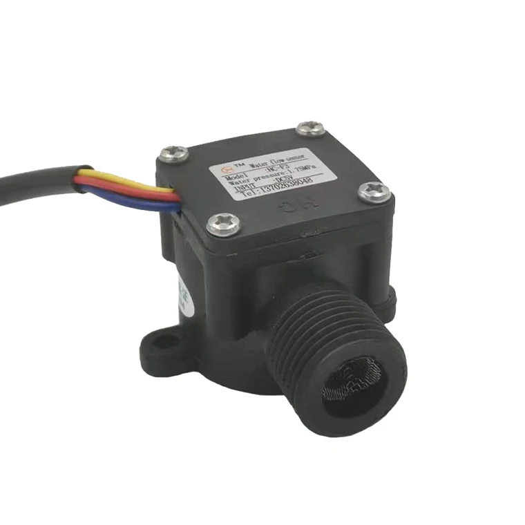 Turbine Water Flow Sensor Electromagnetic Flow Meter Plastic Liquid Flow Sensor For Water Heater