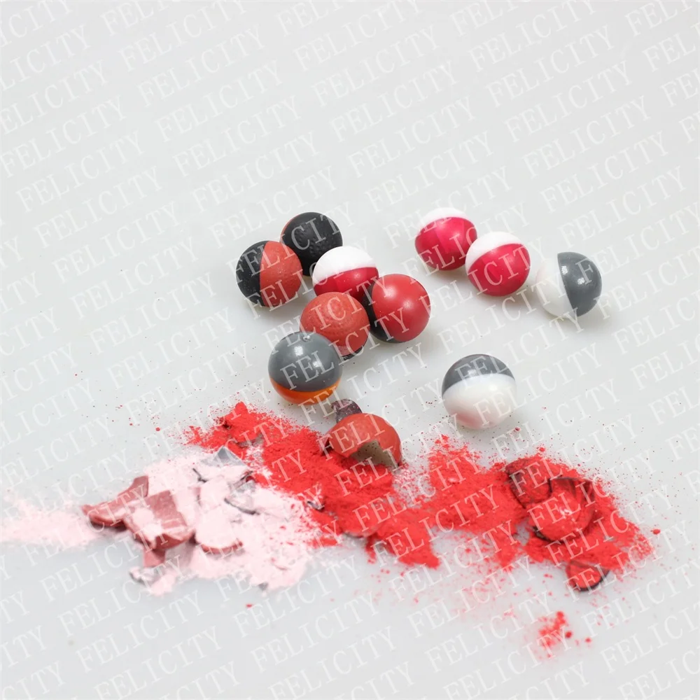Hot Selling 0.68 Caliber Paintballs Powder Paint Ball for Driving Away