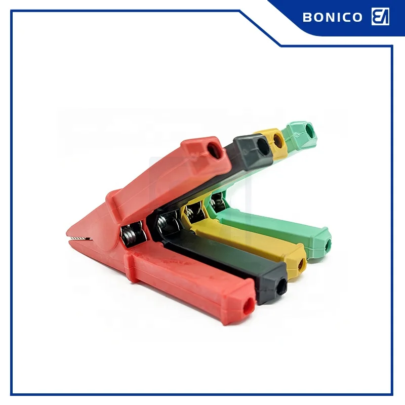 200A 117 мм пластиковая крышка никелированная латунь полностью изолированная тестовая зажим для батареи