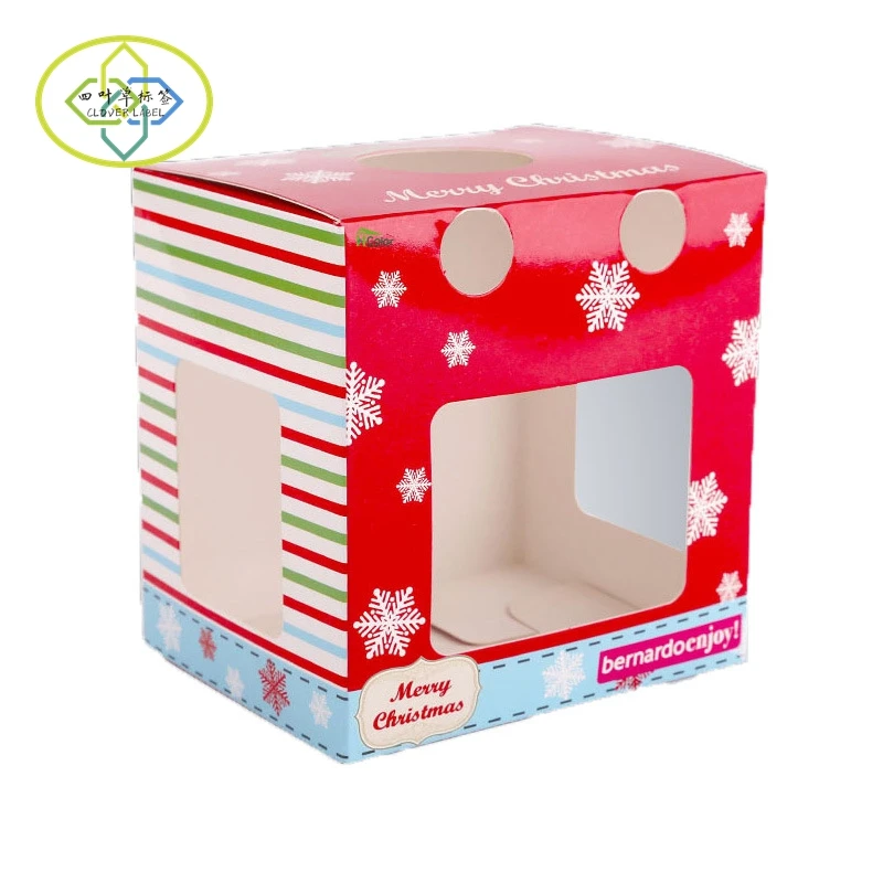 Wholesale Eco Friendly Custom Logo Corrugated Packaging Gift Paper Christmas Box