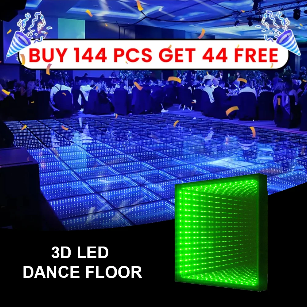 Беспроводная светодиодная Магнитная панель Xlighting для танцпола с Dmx 512 управлением ip 55 Водонепроницаемая танцевальная сцены DJ Disco Decor