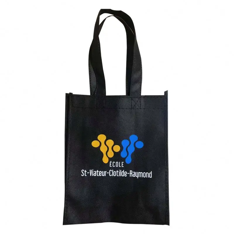 Chinese export Advertising cloth shopping bags with carrying handle