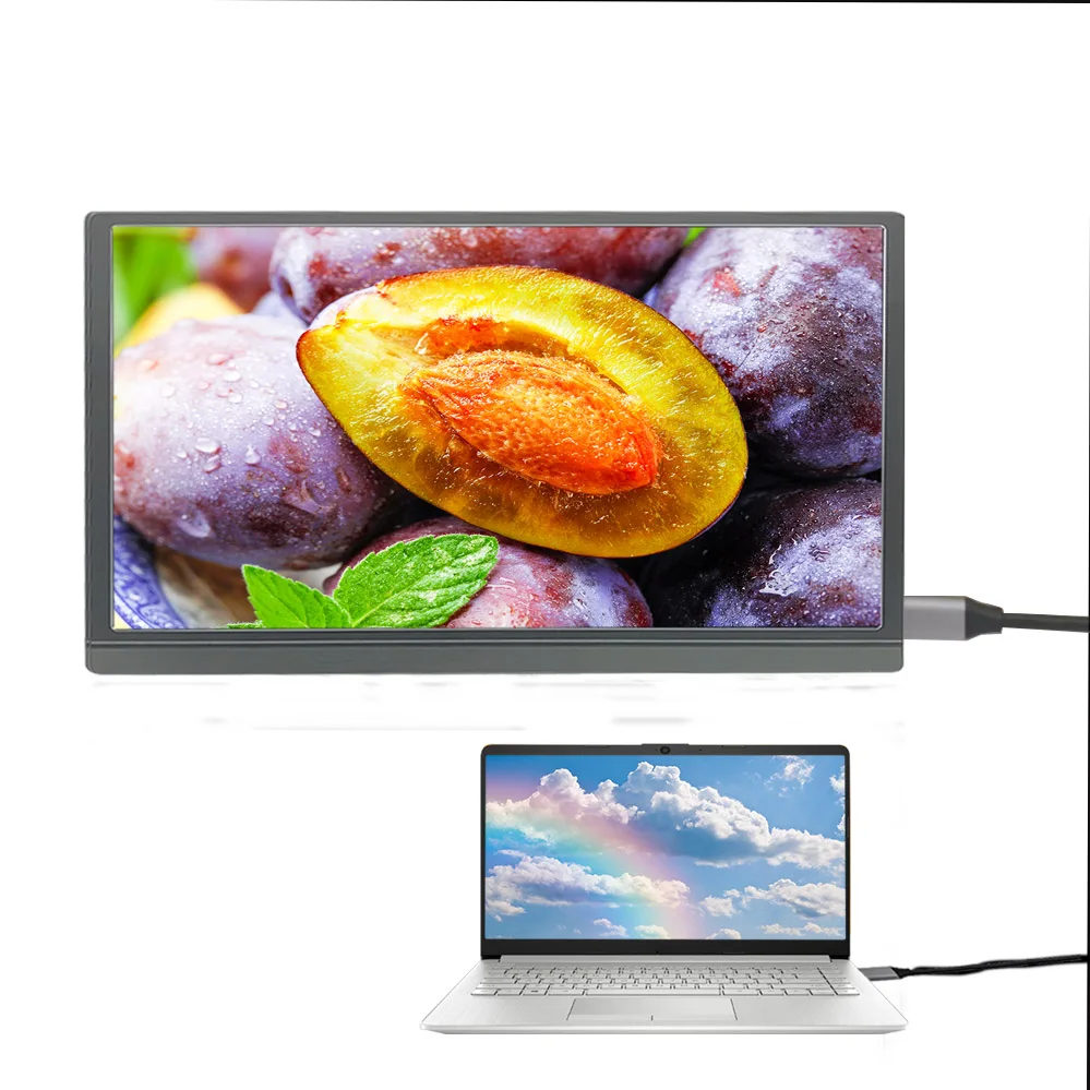 4k portable monitor 15.6 inch  mobile pixels portable monitor portable 4k monitor