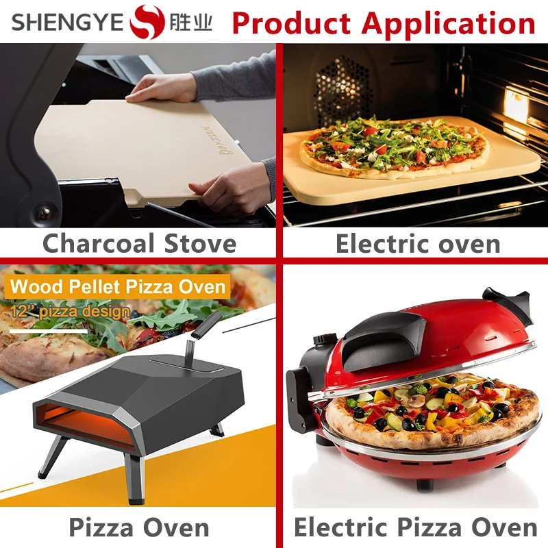 Good Quality Natural Grill Pizza Stone Stock Available Factory Wholesale BBQ Pizza Stone Recommend Special Offer Oven Stone